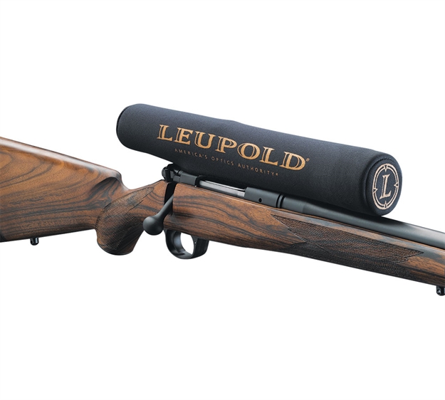 Picture of  Leupold 53576 Scopesmith Scope Cover Matte Black Neoprene Size Large 12.50" Long Slip ON 030317535766