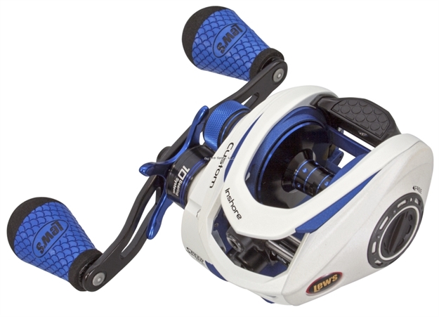 Picture of Lew's Custom Inshore Speed Spool Slp Low Profile Baitcast Reel, Rh, 9 BB + 1 Rb, 7.5:1 Ratio, 120/12, 6.6 Oz.
