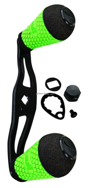 Picture of Lew's Custom Speed Handle Kit, Aluminum,Complete W/ Std. Round Winn Grips, Chartreuse