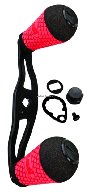 Picture of Lew's Custom Speed Handle Kit, Aluminum,Complete W/ Std. Round Winn Grips, Red
