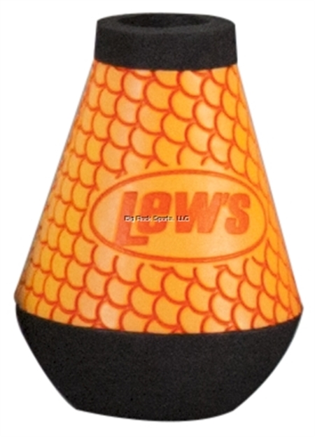 Picture of Lew's Custom Speed Handle Knob, Oversize Round Winn Grip, Orange, One Per Pack