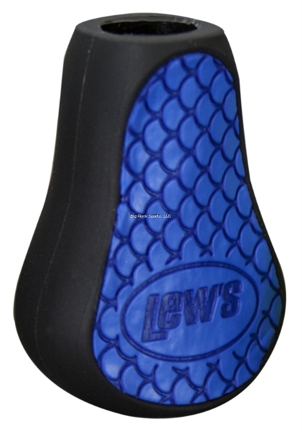 Picture of Lew's Custom Speed Handle Knob, Paddle Winn Grip, Blue, One Per Pack