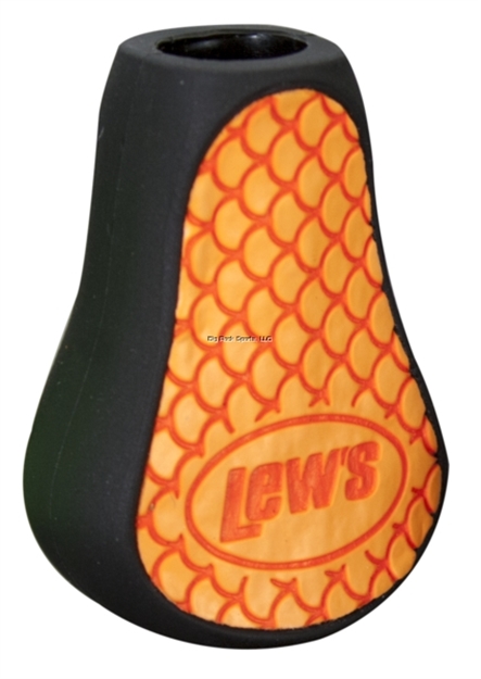 Picture of Lew's Custom Speed Handle Knob, Paddle Winn Grip, Orange, One Per Pack