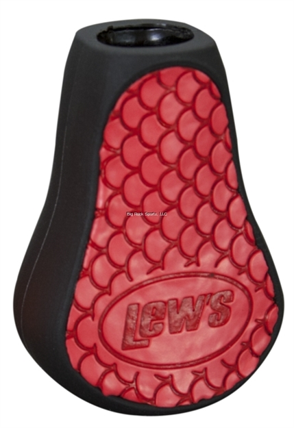Picture of Lew's Custom Speed Handle Knob, Paddle Winn Grip, Red, One Per Pack