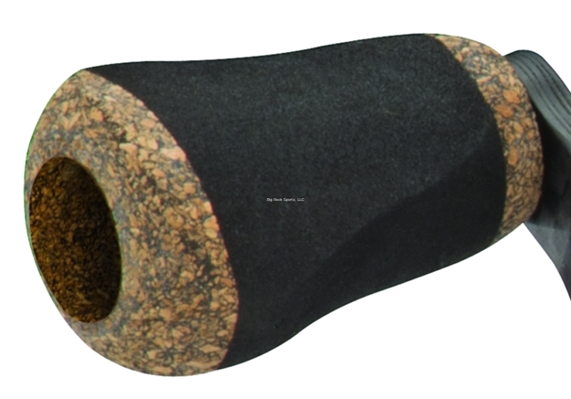 Picture of Lew's Custom Speed Handle Knob, Standard Round Grip, Eva/Cork,Black, One Per Pack