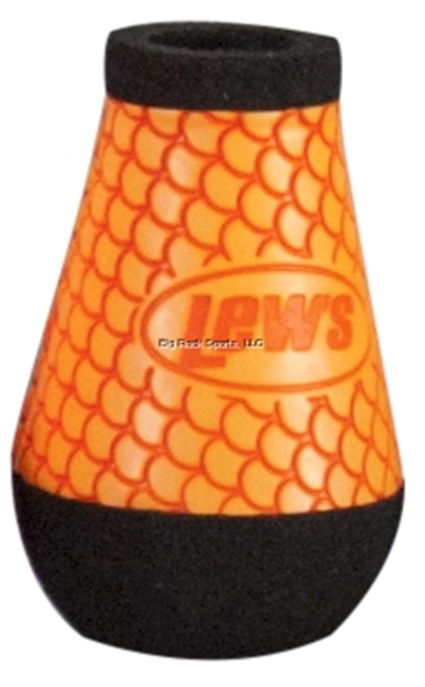 Picture of Lew's Custom Speed Handle Knob, Standard Round Winn Grip, Orange, One Per Pack