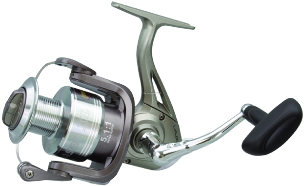 Picture of Lew's Laser XL 50-80 Speed Spin Spinning Reel, Rev Handle, Front Drag, 1 BB Drive, 5.1:1 Ratio, 320/25, 25.1 OZ
