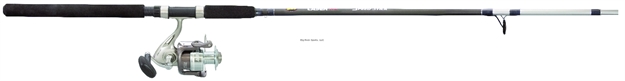 Picture of Lew's Laser XL Bigwater Speed Spin Spinning Combo, Rev Handle, NO Line, 1 BB Drive, 5.1:1, W/ 8' Med 2 PC Graphite Rod