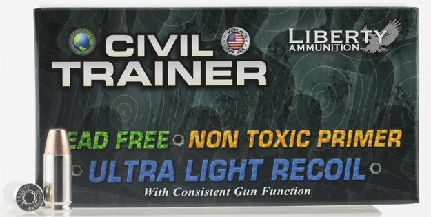 Picture of Liberty Ammunition Latr9048 Civil Trainer 9Mm Luger 65 GR  50 Bx/ 10 CS