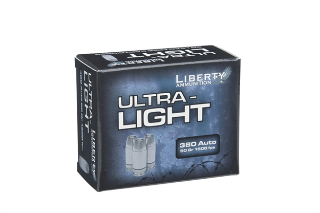 Picture of Liberty Ammo Ultra Light 380 Acp 50Gr Copper HP 20Rd 10Bx/Cs LA-UL-380-055 696859085444