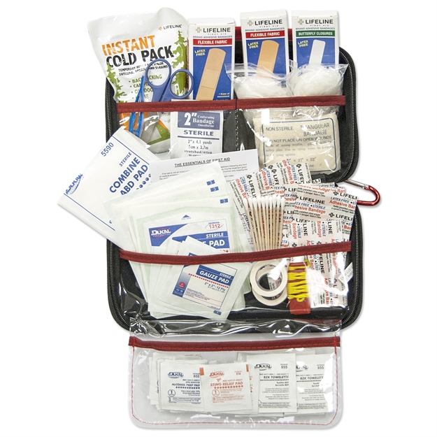 Picture of Lifeline Deluxe Hard Shell Foam First Aid Kit 121 Pieces