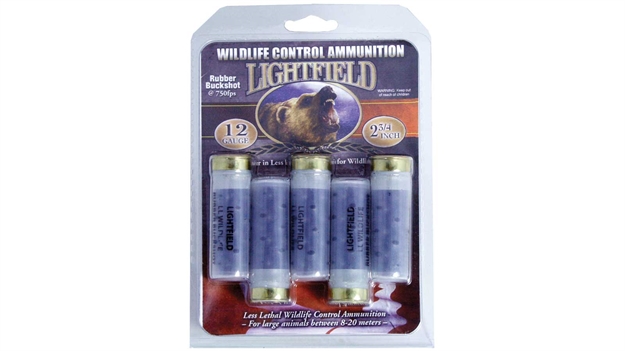 Picture of Lightfield Ammunition 12Ga 2.75" 21-Ball Rubber Buckshot 5Rd 10Bx/Cs CWRB-12