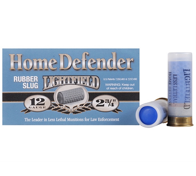 Picture of Lightfield Ammunition High Velocity Rubber Slug Home Defense Slugs 12 Ga, 2-3/4 In, 0.297Oz, 600 Fps, 5 Rnd Per Box LHDRS-12 784268448896