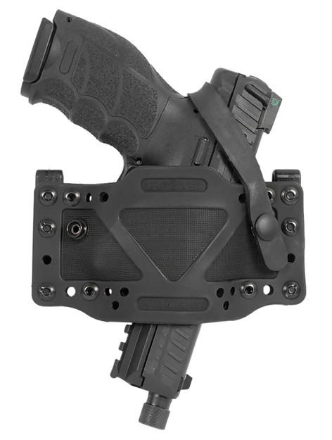 Picture of  Limbsaver 12504 Crosstech  Iwb/Owb Black Polymer Belt Clip/Strap Fits Universal Handgun Ambidextrous 697438125049