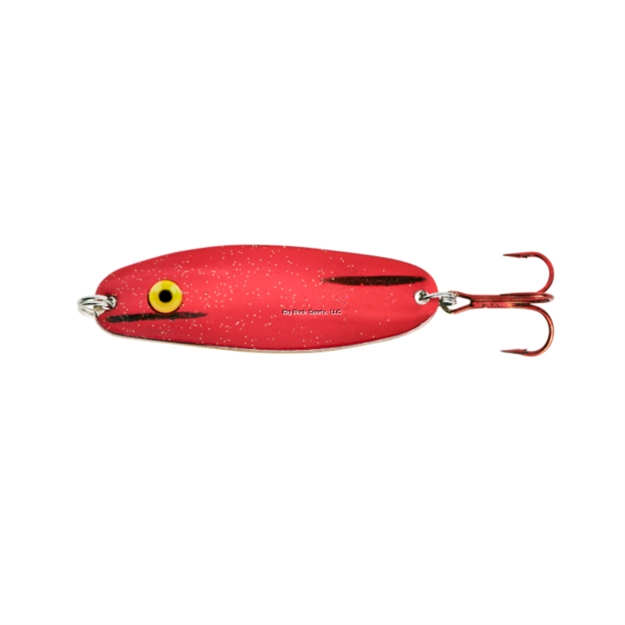 Picture of Lindy 1/4 Rattl'n Quiver Spoon, Met Red/Chrome
