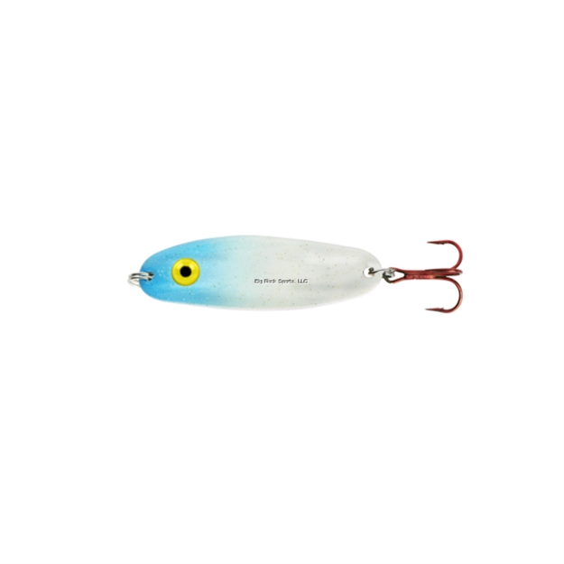 Picture of Lindy 1/8 Rattl'n Quiver Spoon, Blue Glow/Chrome