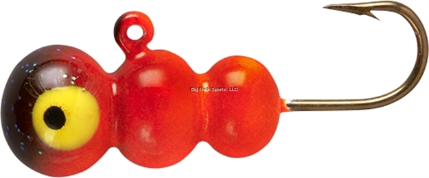 Picture of Lindy #10 Tungsten Ice Worm-Brown Orange