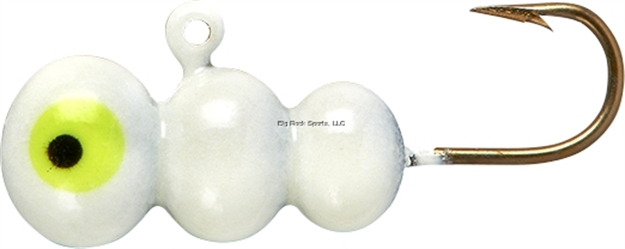 Picture of Lindy #10 Tungsten Ice Worm-Chartreuse Glow