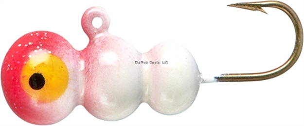 Picture of Lindy #10 Tungsten Ice Worm-Red Glow