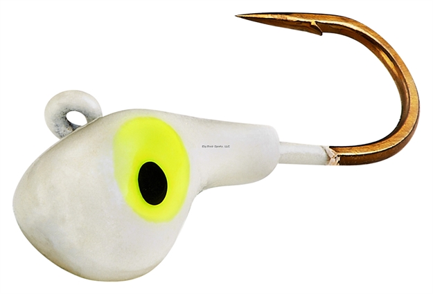 Picture of Lindy #10 Tungsten Toad, 1/16, Chartreuse Glow, #10 Hook