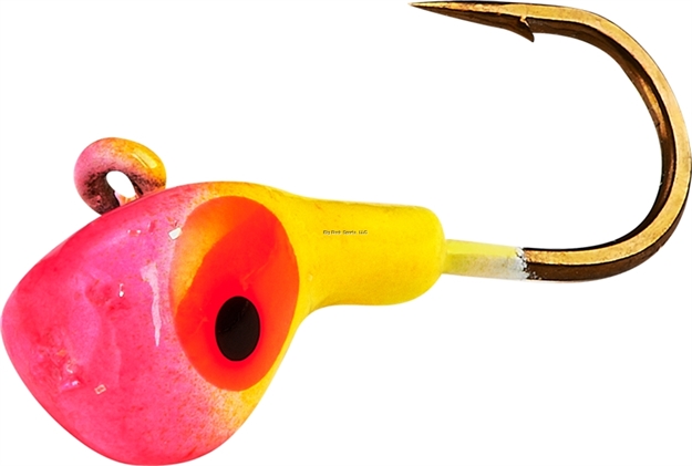 Picture of Lindy #12 Tungsten Toad - Pink/Chartreuse Yellow