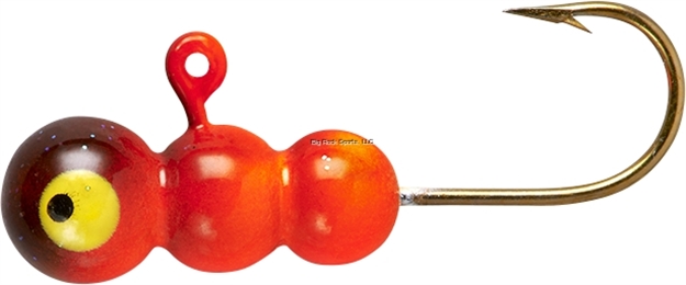 Picture of Lindy #6 Tungsten Ice Worm-Brwn Org