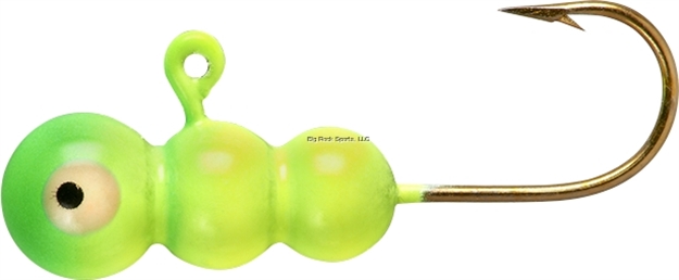 Picture of Lindy #6 Tungsten Ice Worm-Chrt Lime