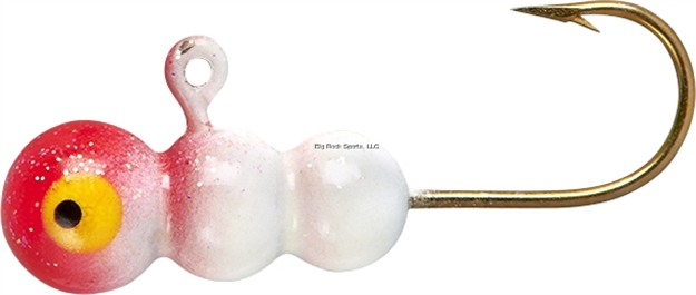 Picture of Lindy #6 Tungsten Ice Worm-Red Glow