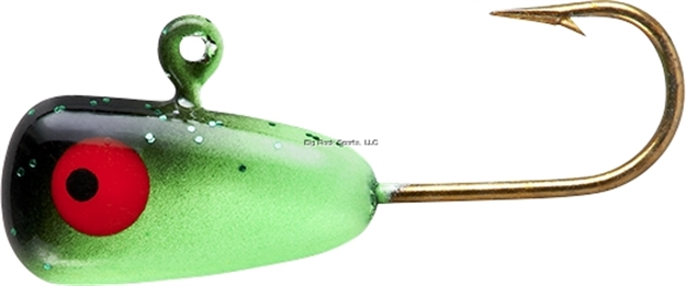 Picture of Lindy #8 Tungsten Fat Boy-Black Chartreuse Green