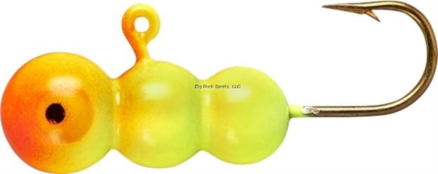 Picture of Lindy #8 Tungsten Ice Worm-Chrt Org