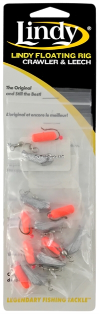 Picture of Lindy Floating Crawler/Leech Rig FL Orange 6/Strip Card