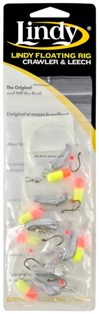 Picture of Lindy Floating Crawler/Leech Rig Orange/Yellow 6/Strip CD
