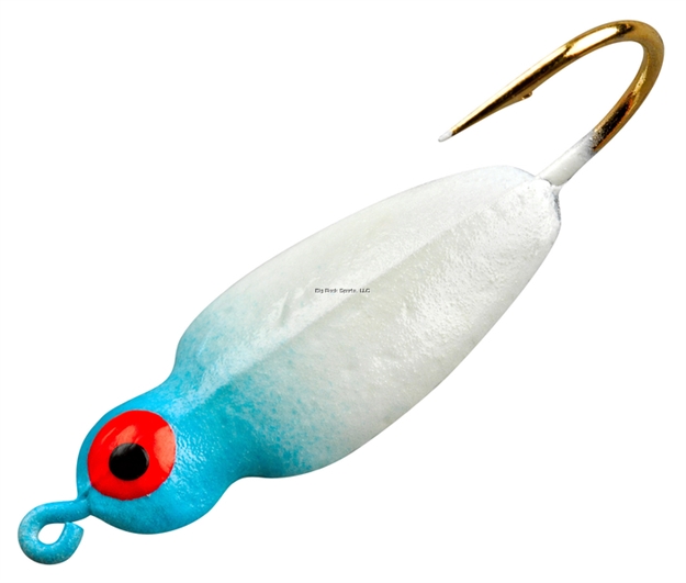 Picture of Lindy Frostee Jig, 1/16 Oz, Blue/Glow, #4 Hook