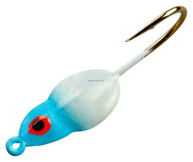 Picture of Lindy Frostee Jig, 1/32 Oz,Blue/Glow, #6 Hook