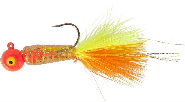Picture of Lindy Fuzz-E-Grub Jig, 2", 1/4 Oz, Gold Strike, 2/Pack