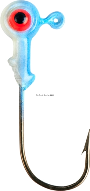 Picture of Lindy Jig, 1/16 Oz, Blue Glow, 8/Pack