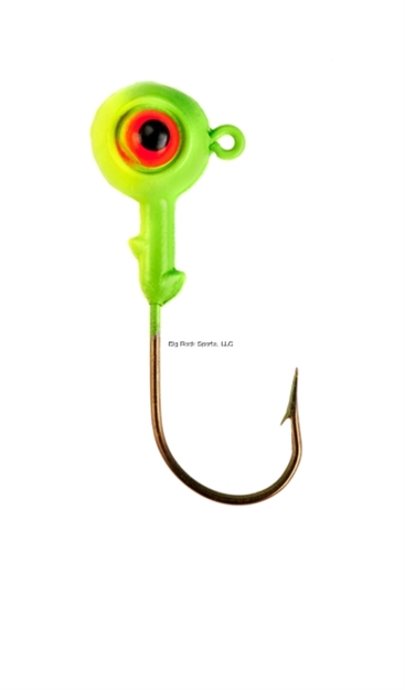 Picture of Lindy Jig, 1/4 Oz, Chartreuse Green/Chartreuse Yellow, 6/Pack