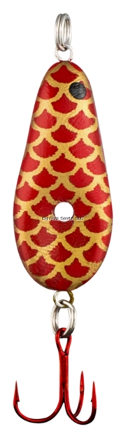 Picture of Lindy Glow Spoon 1/8Oz Red Scale