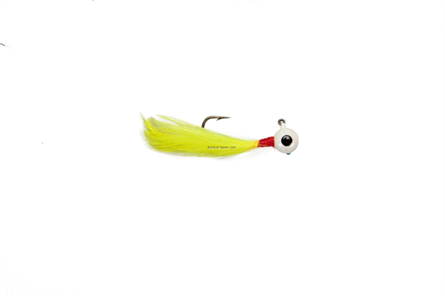Picture of Lindy Little Nipper Fishing Jig, 1/16 Oz, Chartreuse,2/Pack