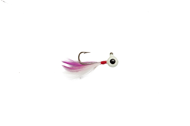 Picture of Lindy Little Nipper Fishing Jig, 1/32 Oz, Pink/Glow,2/Pack