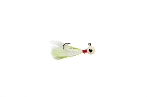Picture of Lindy Little Nipper Fishing Jig, 1/64 Oz, Chartreuse/Glow,2/Pack