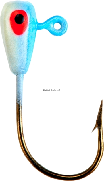 Picture of Lindy Live Bait Jig, 1/16 Oz, Blue Glow, 8/Pack