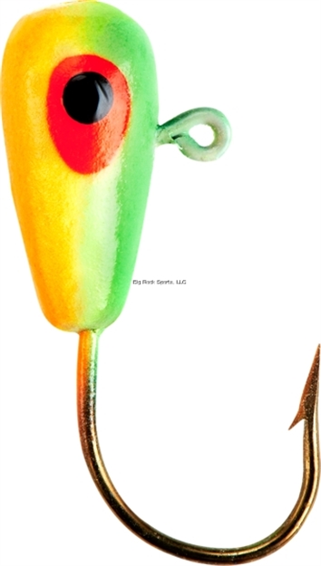 Picture of Lindy Live Bait Jig, 1/4 Oz, Glow Perch, 6/Pack