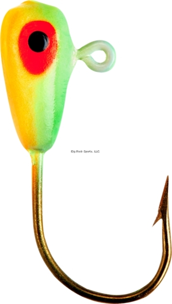 Picture of Lindy Live Bait Jig, 1/8 Oz, Glow Perch, 7/Pack