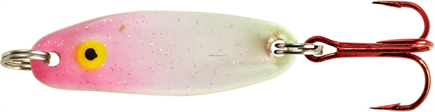Picture of Lindy Quiver Spoon, 1/16 Oz, Pink Glow/Gold