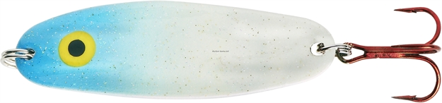 Picture of Lindy Quiver Spoon 1/4Oz, Blue Glow/Chrome