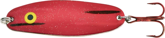 Picture of Lindy Quiver Spoon 1/4Oz, Metallic Red/Chrome