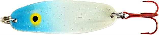 Picture of Lindy Quiver Spoon 1/8Oz, Blue Glow/Chrome