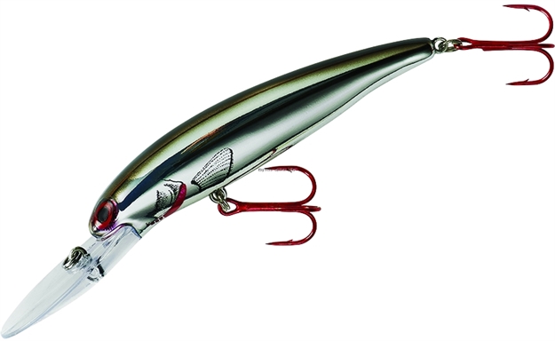 Picture of Lindy Rally Fish Crankbait, 3 1/2", 3/8 Oz, Silver Black