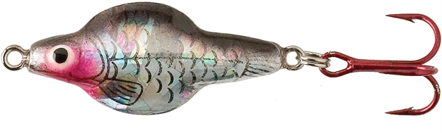 Picture of Lindy Rattl'n Flyer Spoon 1/4 Techni-Glo Silver Shiner